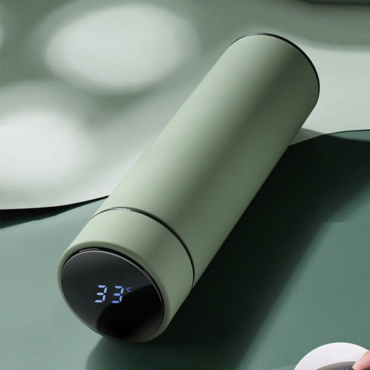 500ml Smart Water Bottle Stainless Steel Thermos Temperature Display Leakproof Vacuum Flasks Coffee Cup Milk Mug